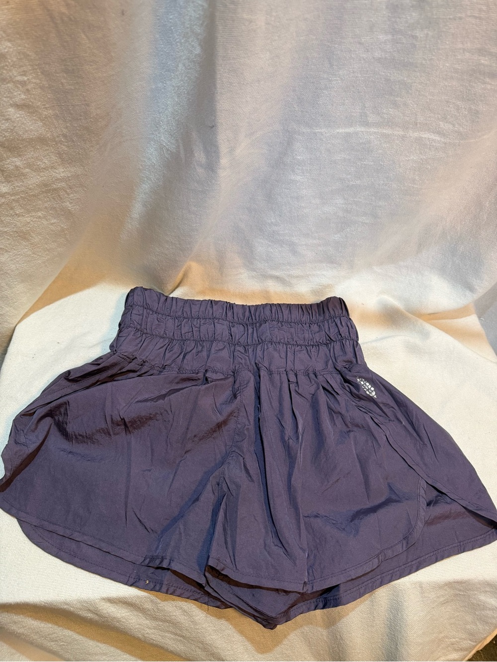 FP Movement by Free People High-Waist Athletic Shorts in Purple
